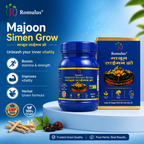 Romulus Simen Grow Powder 300gm + Majoon Simen Grow 500gm + Tila Khas Oil 10ml Romulus Complete Performance Combo