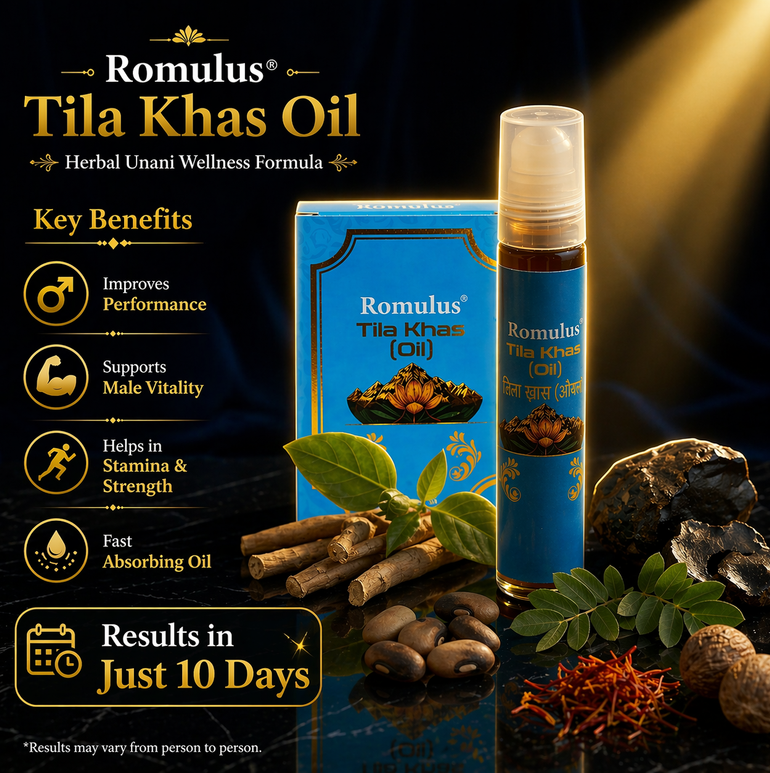 Romulus Simen Grow Powder 300gm + Majoon Simen Grow 500gm + Tila Khas Oil 10ml Romulus Complete Performance Combo