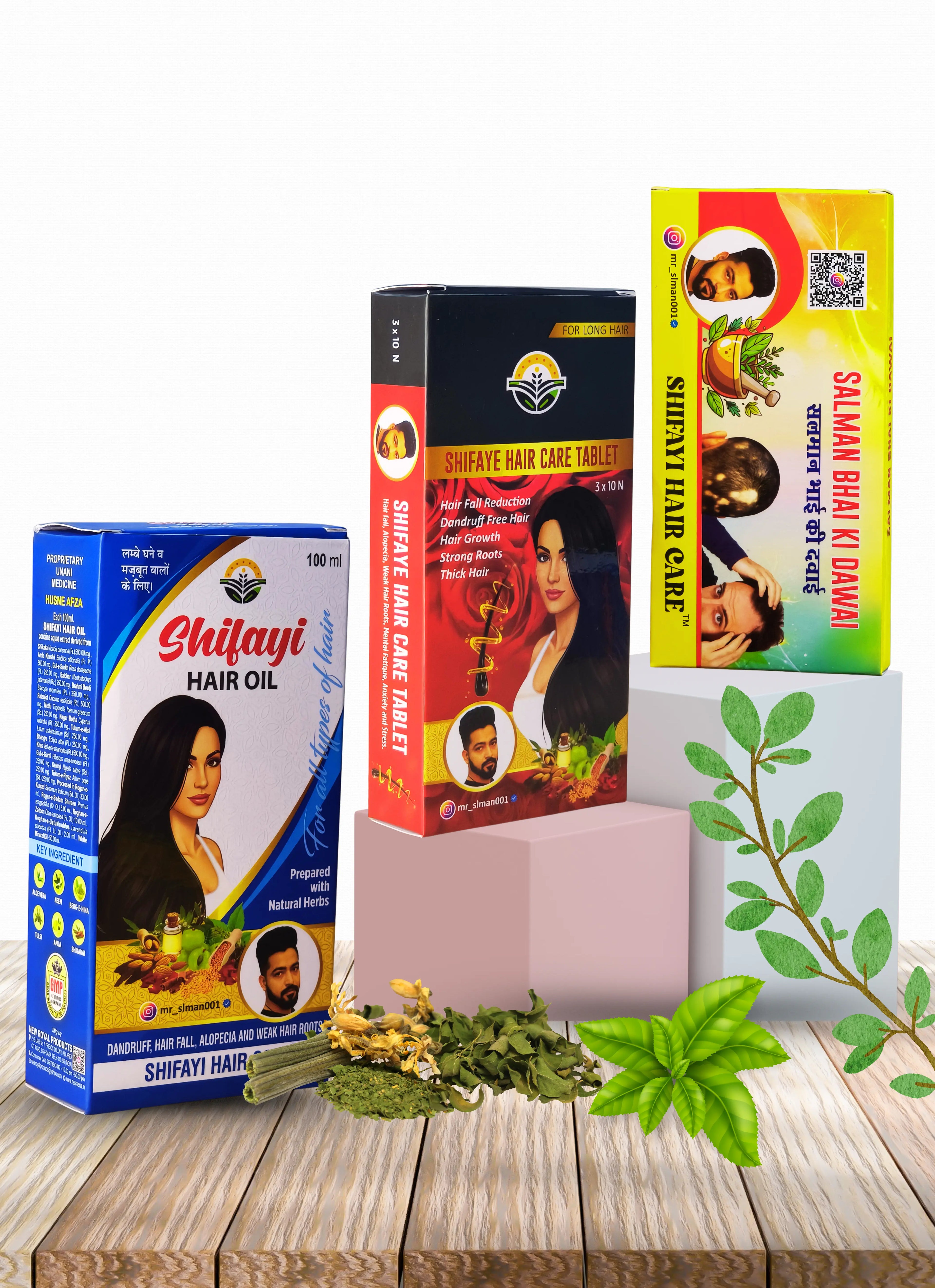 Men's  Combo ( Oil + Tablet + Powder )