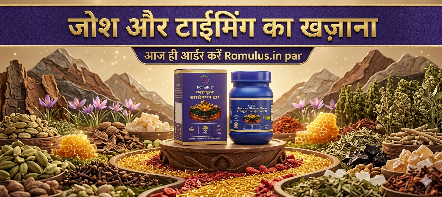 Romulus Majoon Simen Grow – Herbal Unani Majoon 500gm  for Stamina, Strength & Vitality